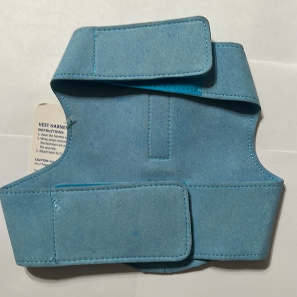 Top Paw Bling Vest Harness Blue, X Small - Picture 2 of 4